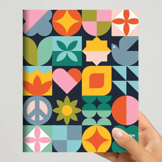 TF Publishing 2024-2025 Medium Scandinavian Symbols Monthly Planner {7}