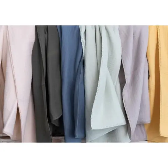 Hello Honey&reg; Double Cloth Cotton Baby Blanket with Trim Olive {5}