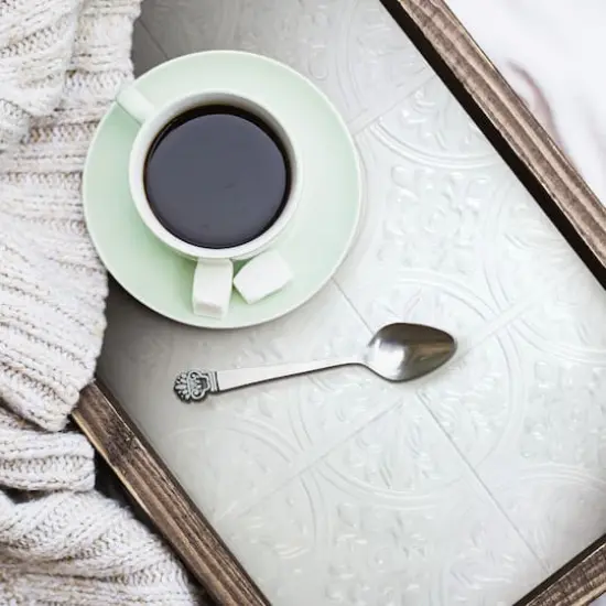 RoomMates Bright White Tin Tile Peel & Stick Backsplash {7}