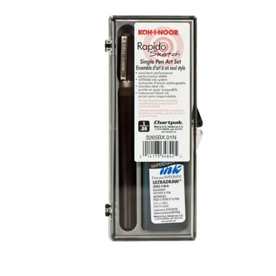 Koh-I-Noor&reg; Rapido Sketch&trade; Technical Pen Kit, 0.5mm {1}