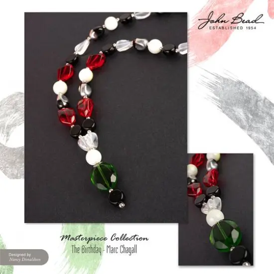 John Bead Masterpiece Collection Glass Bead Box Mix The Birthday/Marc Chagall {4}