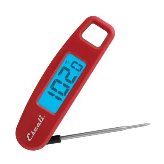 Escali Red Digital Compact Folding Thermometer {1}