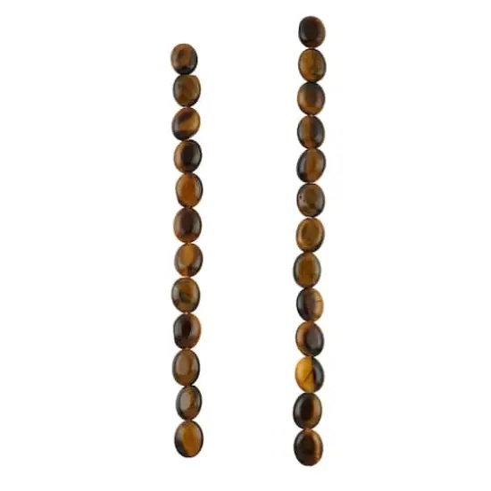 Yellow Tigereye Oval Beads, 10mm by Bead Landing&trade; {4}