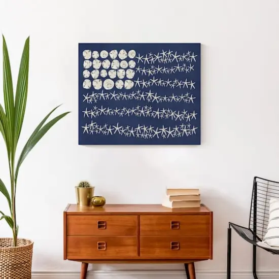 Starfish Flag Canvas Wall Art {3}