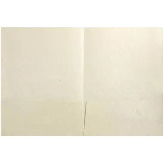 JAM Paper Ivory Metallic Handmade Folders, 100ct. {3}