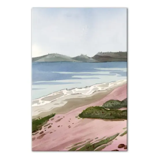 Solitude Beach 24" x 36" Canvas Wall Art {1}