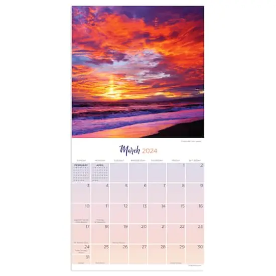 TF Publishing 2024 Sunsets Mini Calendar {4}
