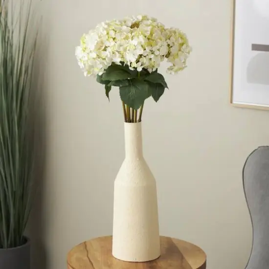 32" White Hydrangea Artificial Flower Stem, 8ct. {9}