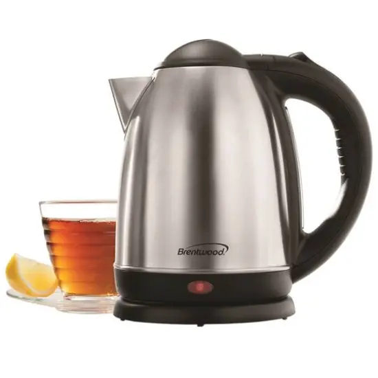 Brentwood 1.7L Stainless Steel Electric Cordless Tea Kettle {9}