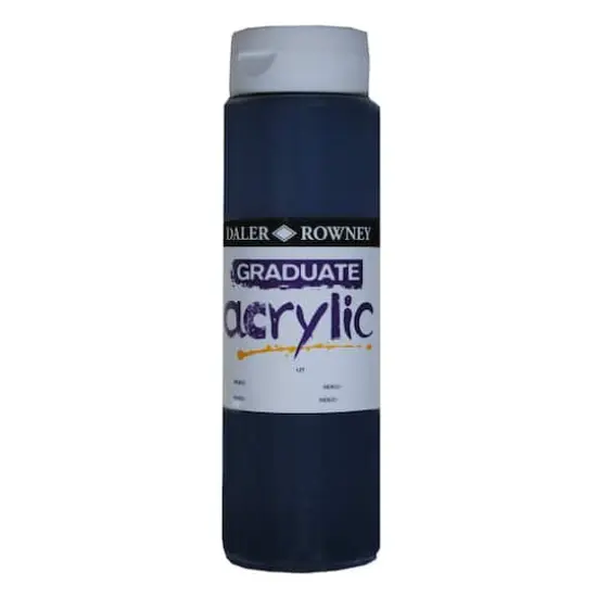 Daler-Rowney&reg; Graduate Acrylic, 500mL Indigo {1}