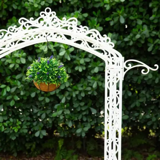 18in. UV Resistant Artificial Lavender Hanging Basket (Indoor/Outdoor) {12}