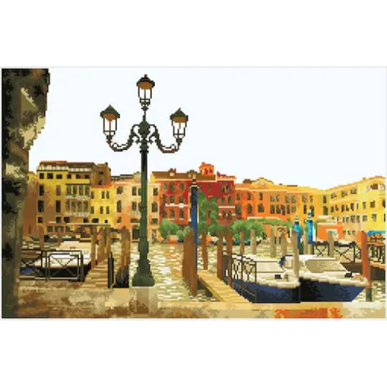 Diamond Dotz&reg; Intermediate Waiting for Passengers Diamond Painting Kit {3}