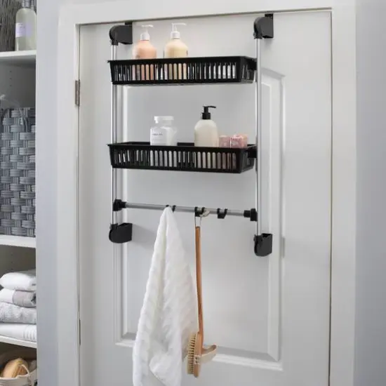 Organize It All 2 Basket Over the Door Storage Hook {3}