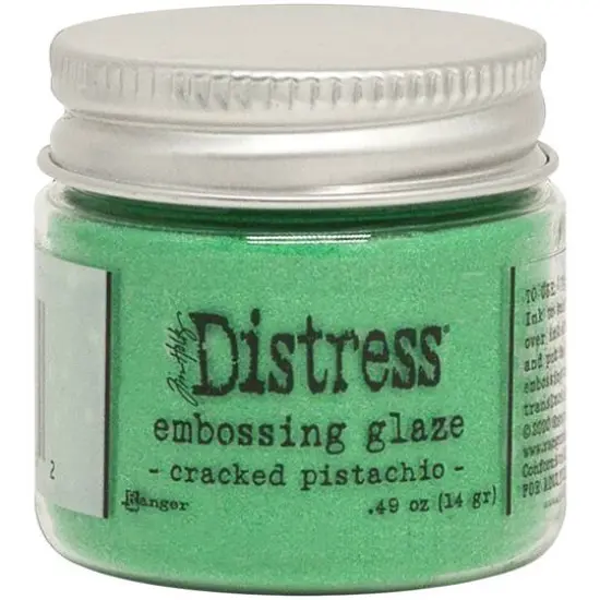 Tim Holtz Distress&reg; Embossing Glaze Cracked Pistachio {1}