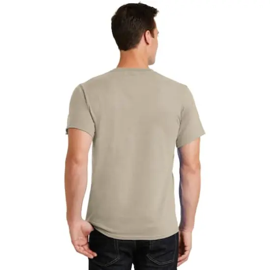 Port & Company&reg; Essential Neutrals Adult T-Shirt Light Sand {5}