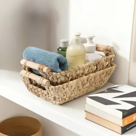 NEX&trade; Decorative Hand Woven Storage Baskets, 2ct. {6}