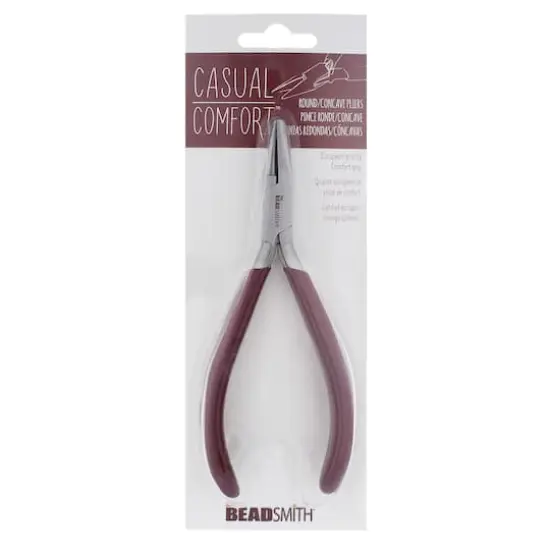 The Beadsmith&reg; Casual Comfort Round Concave Plier {3}