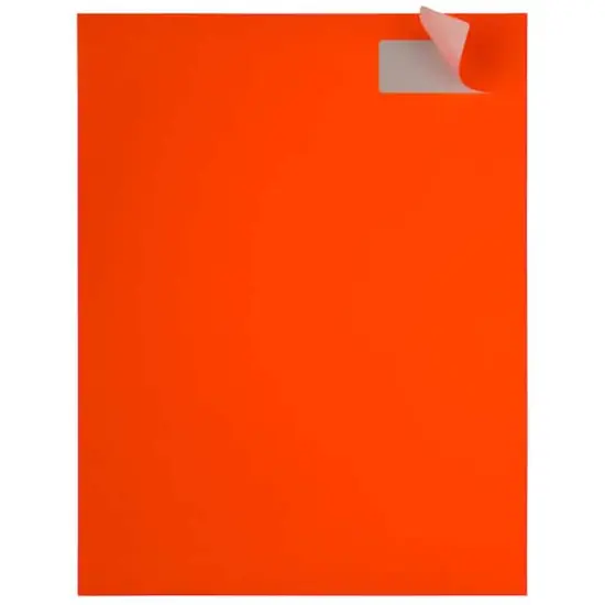 JAM Paper Standard Mailing Return Address Labels Neon Deep Red Orange {5}