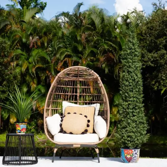 12.5" Handmade Mexican Talavera Ceramic Planter {10}