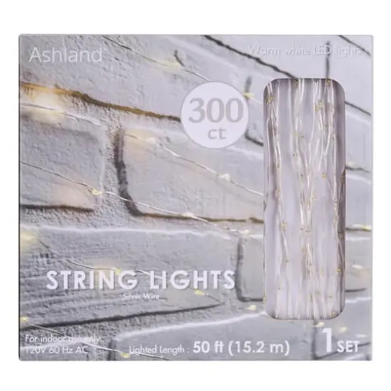 300ct. Warm White LED String Lights by Ashland&reg; {5}