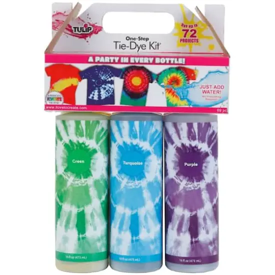 Tulip&reg; Rainbow One-Step Tie-Dye Block Party Kit {1}