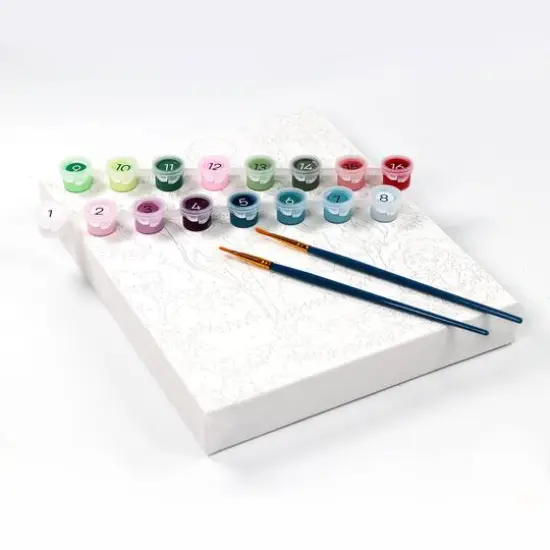 Paint by Numbers Moonlit Unicorn Craft Kit {6}