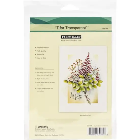 Penny Black Inspirational Sentiments Clear Stamps {3}