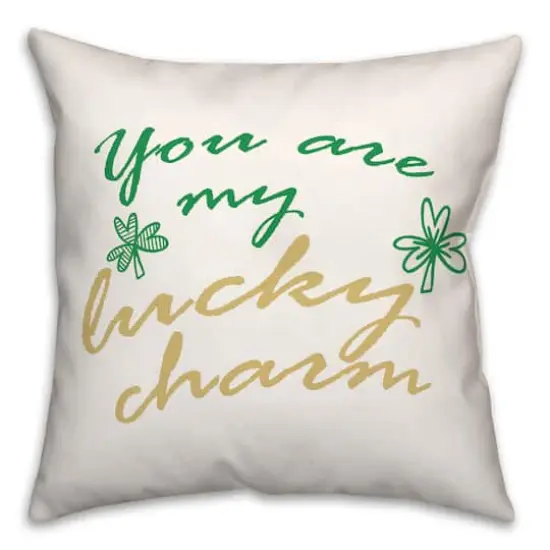 Lucky Charm 18" x 18" Throw Pillow {1}