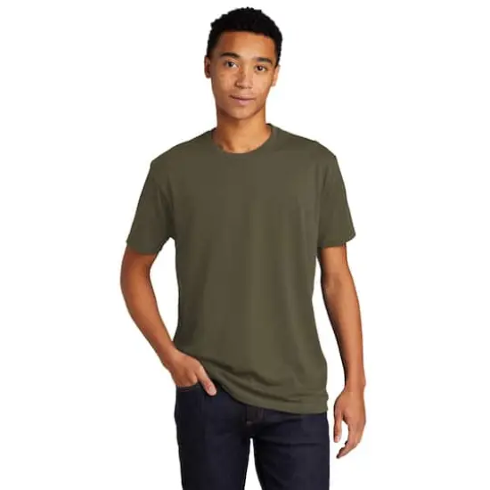 Next Level Unisex CVC Sueded T-Shirt Military Green {4}