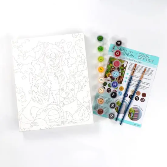 Paint by Numbers Dogs' Day Out {7}