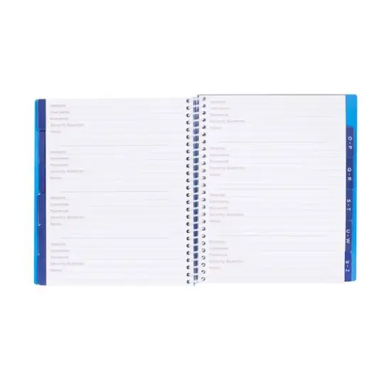 Steel Mill & Co.&reg; Forget Me Not Password Keeper {3}