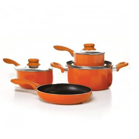 Simplemente Delicioso Casa Balboa 7-Piece Orange Cookware Set {1}