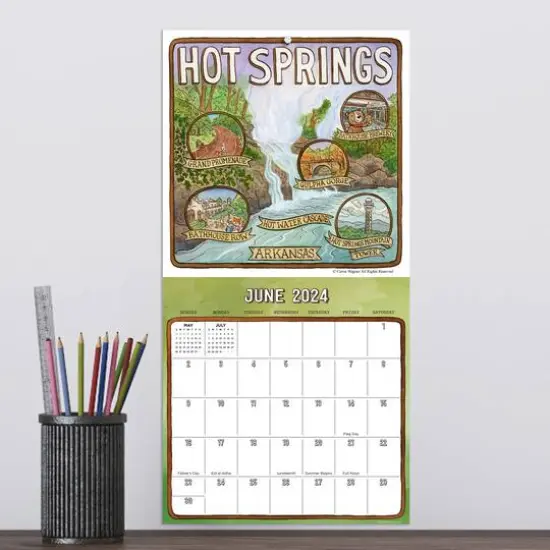 TF Publishing 2024 National Parks Art Mini Calendar {5}