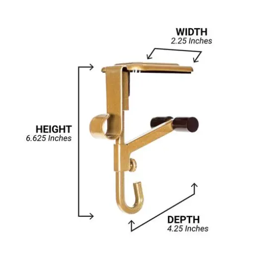 Village Lighting Mantel Garland & Stocking Hanger, 3ct. Gold {11}