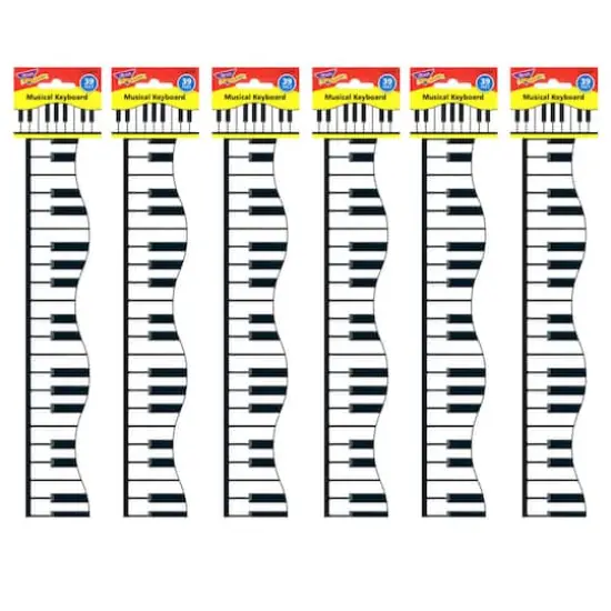 Trend Enterprises&reg; Terrific Trimmers&reg; Musical Keyboard Borders, 234ft. {1}