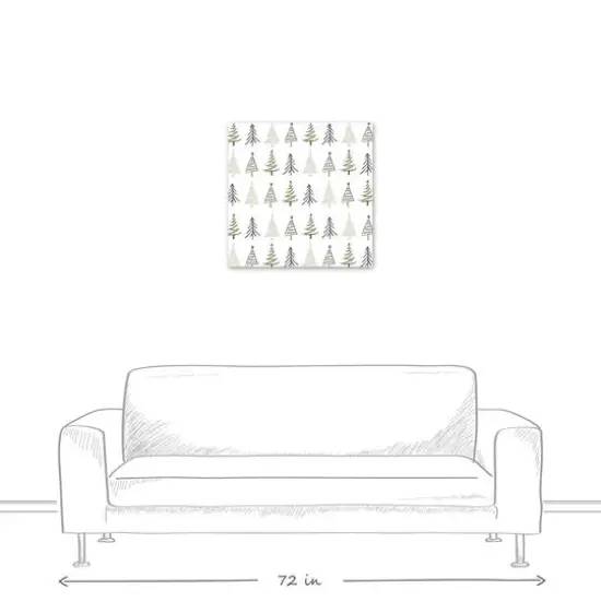 Tree Mat 24x24 Canvas Wall Art {6}