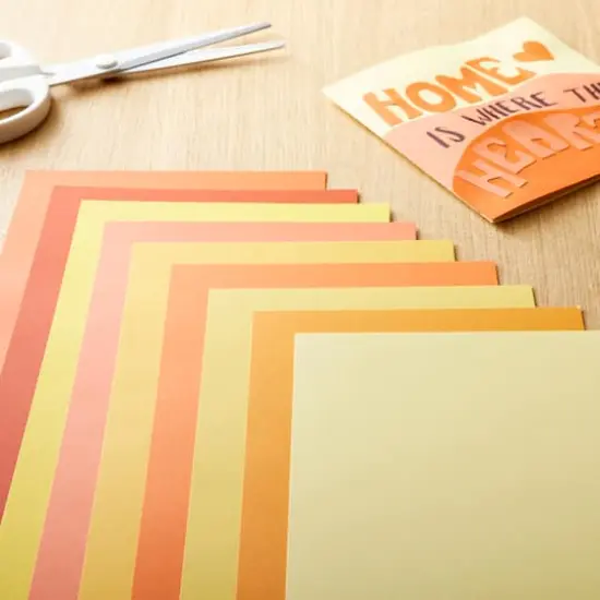 Orange & Yellow Palette 12" x 12" Cardstock Paper by Recollections&trade;, 100 Sheets {3}
