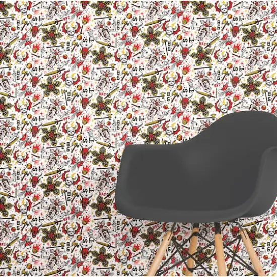 RoomMates Stranger Things Hellfire Club Red Peel & Stick Wallpaper {4}