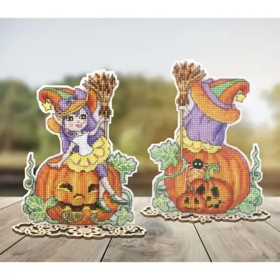 Crystal Art Plastic Canvas Counted Cross Stitch KitHappy Halloween {1}