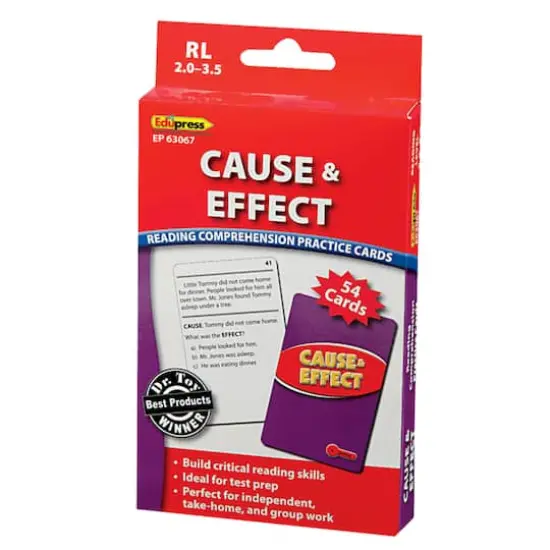 Edupress&reg; Cause & Effect Practice Cards, Levels 2.0-3.5 {1}