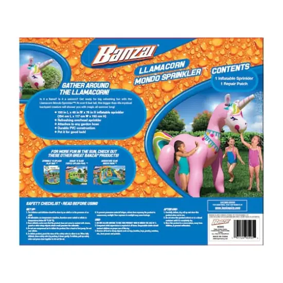 Banzai&reg; 6ft. Llama-Corn Mondo Sprinkler&trade; {4}