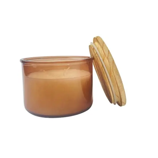 13.5oz. 3 Wick Scented Jar Candle by Ashland&reg; Caramel Apple Crumble {3}
