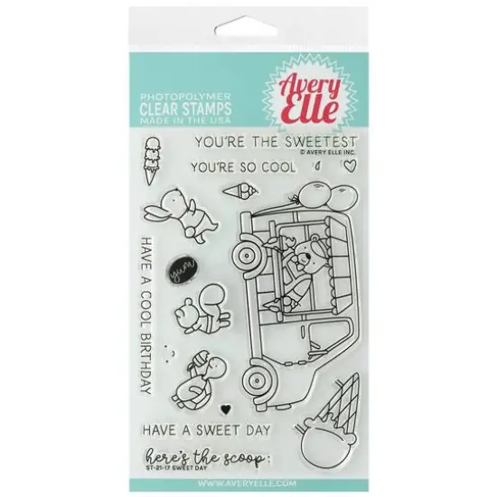 Avery Elle Sweet Day Clear Stamp Set {1}