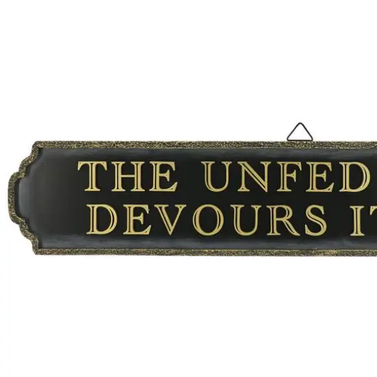 24" Black Unfed Mind Wall Sign by Ashland&reg; {3}