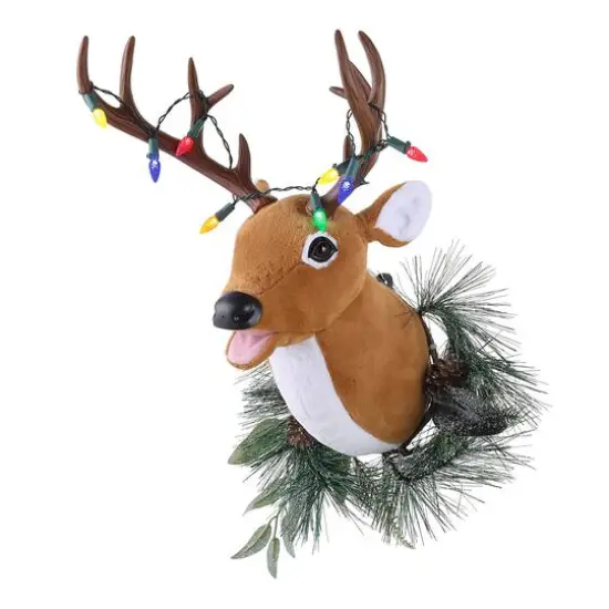 20" Motion Activated LED Singing Reindeer {5}