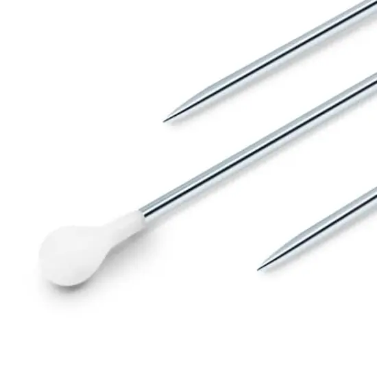 Dritz® 3/4" White Dipped Head Appliqué Pins With Reusable Storage Box, 150ct. {3}