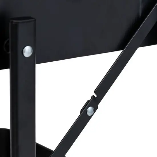 Honey Can Do Black 3-Tier Folding Cart with Wheels {6}