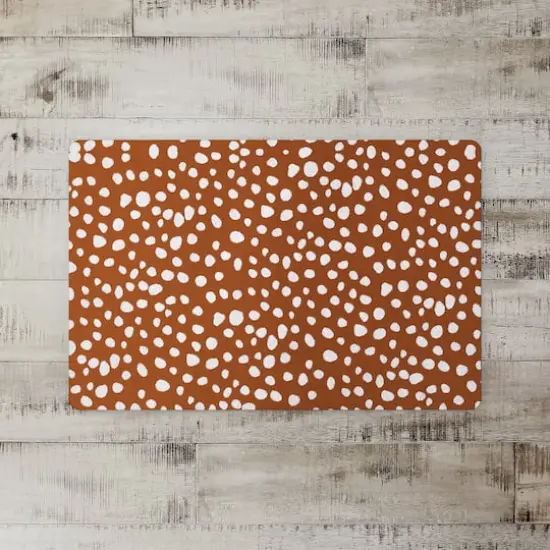 Terracotta Spots 27" x 18" Floor Mat {3}