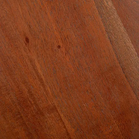 Hello Honey&reg; Bishop Pedestal Cocktail Side Table Dark Chestnut {6}