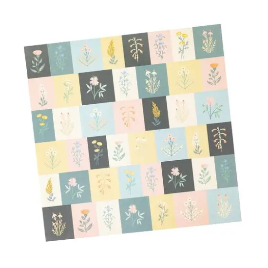 Maggie Holmes Perforated Cardstock With Gold Foil Accents Parasol Specialty Paper, 12" x 12" {3}